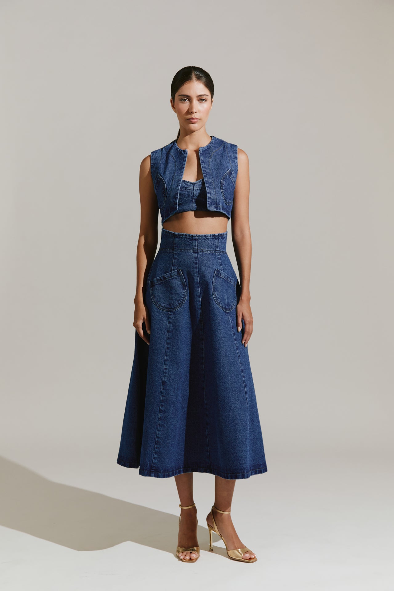 Chaleco denim