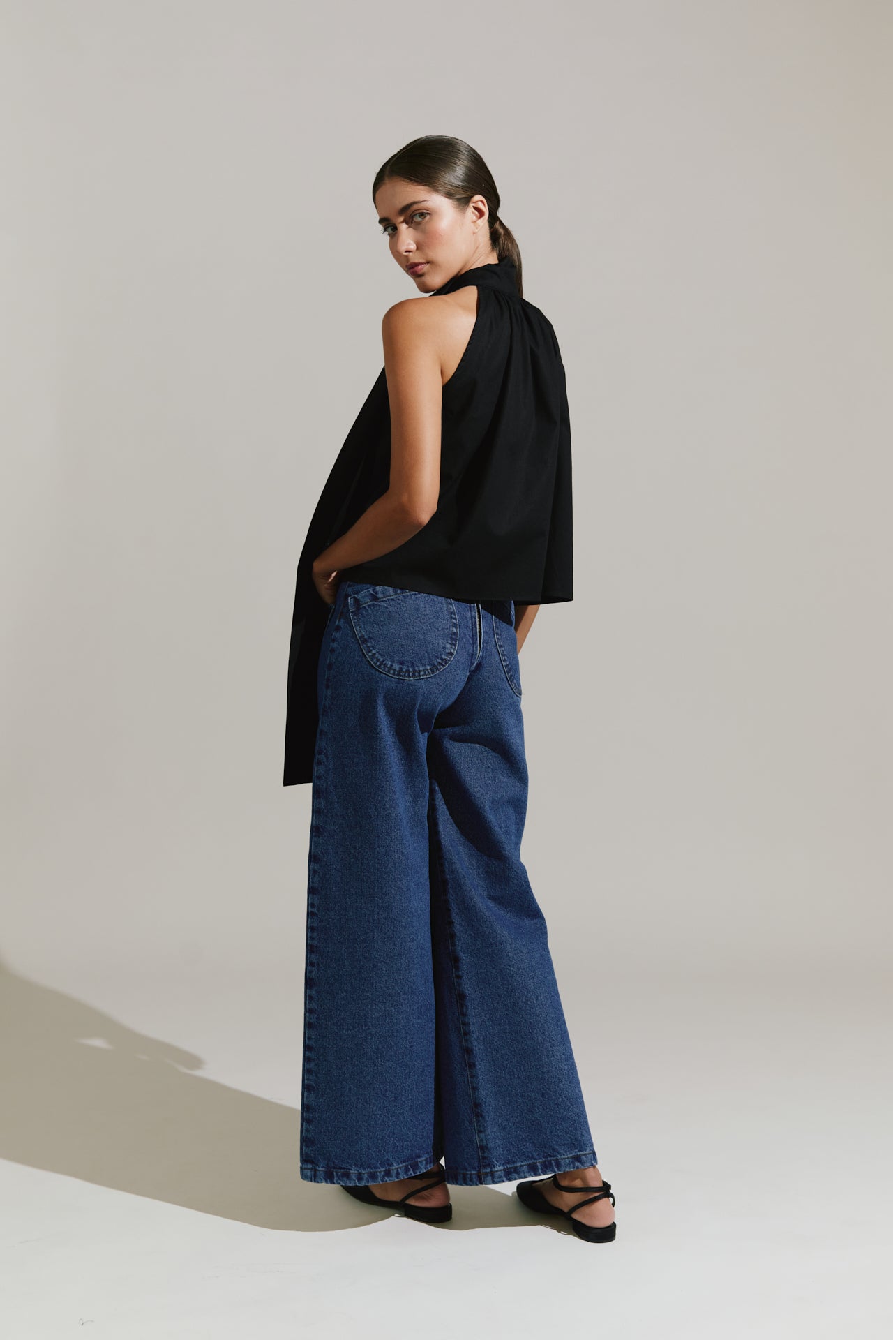 Blusa con lazada