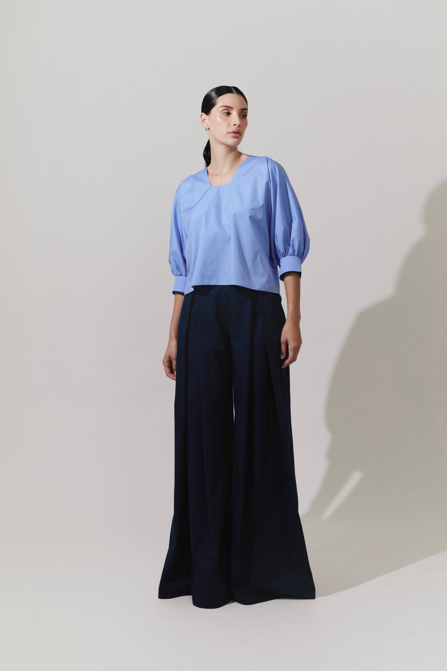 Blusa escote cuadrado