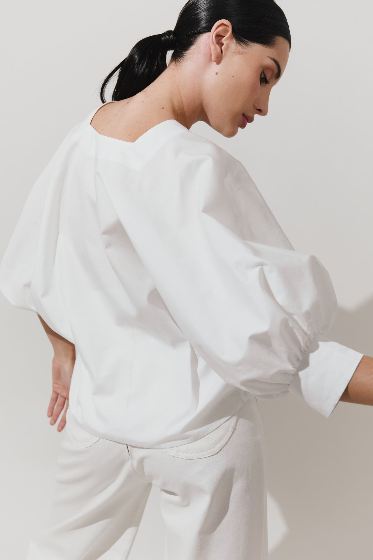 Blusa escote cuadrado