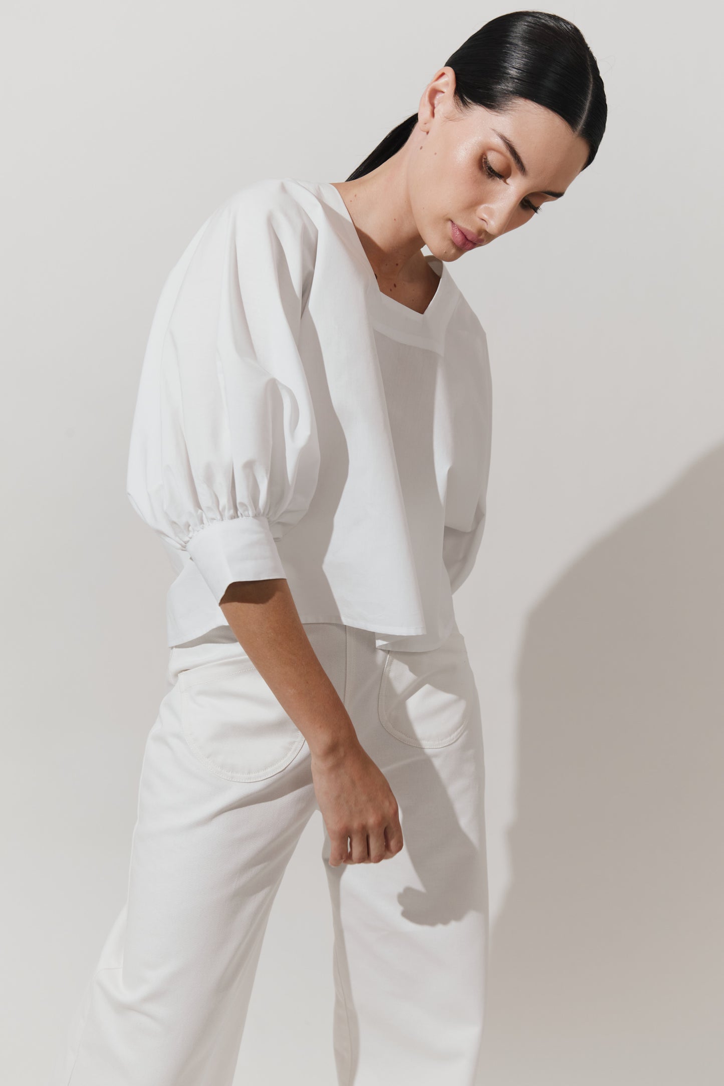 Blusa escote cuadrado