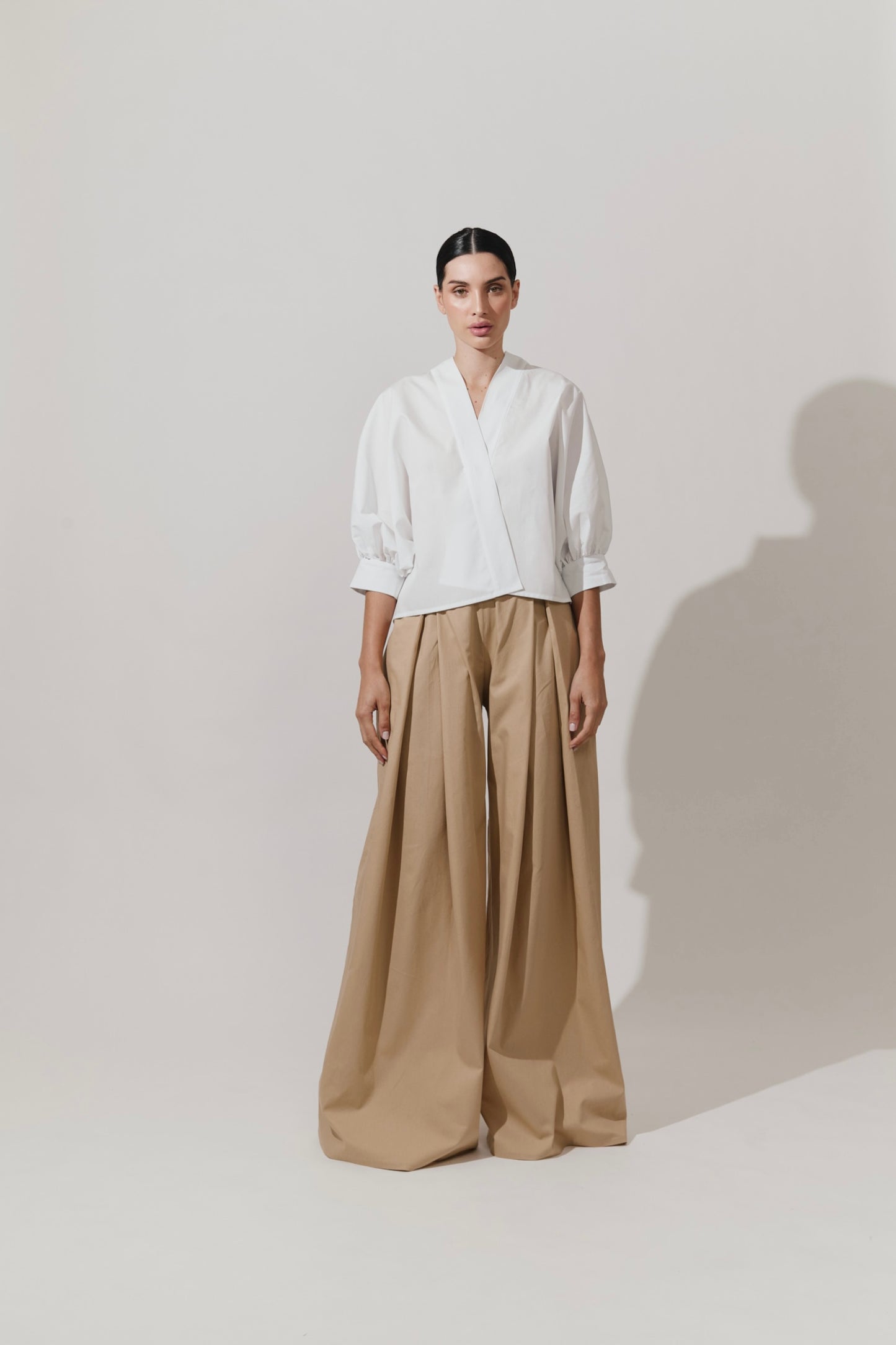 Blusa de un solo botón