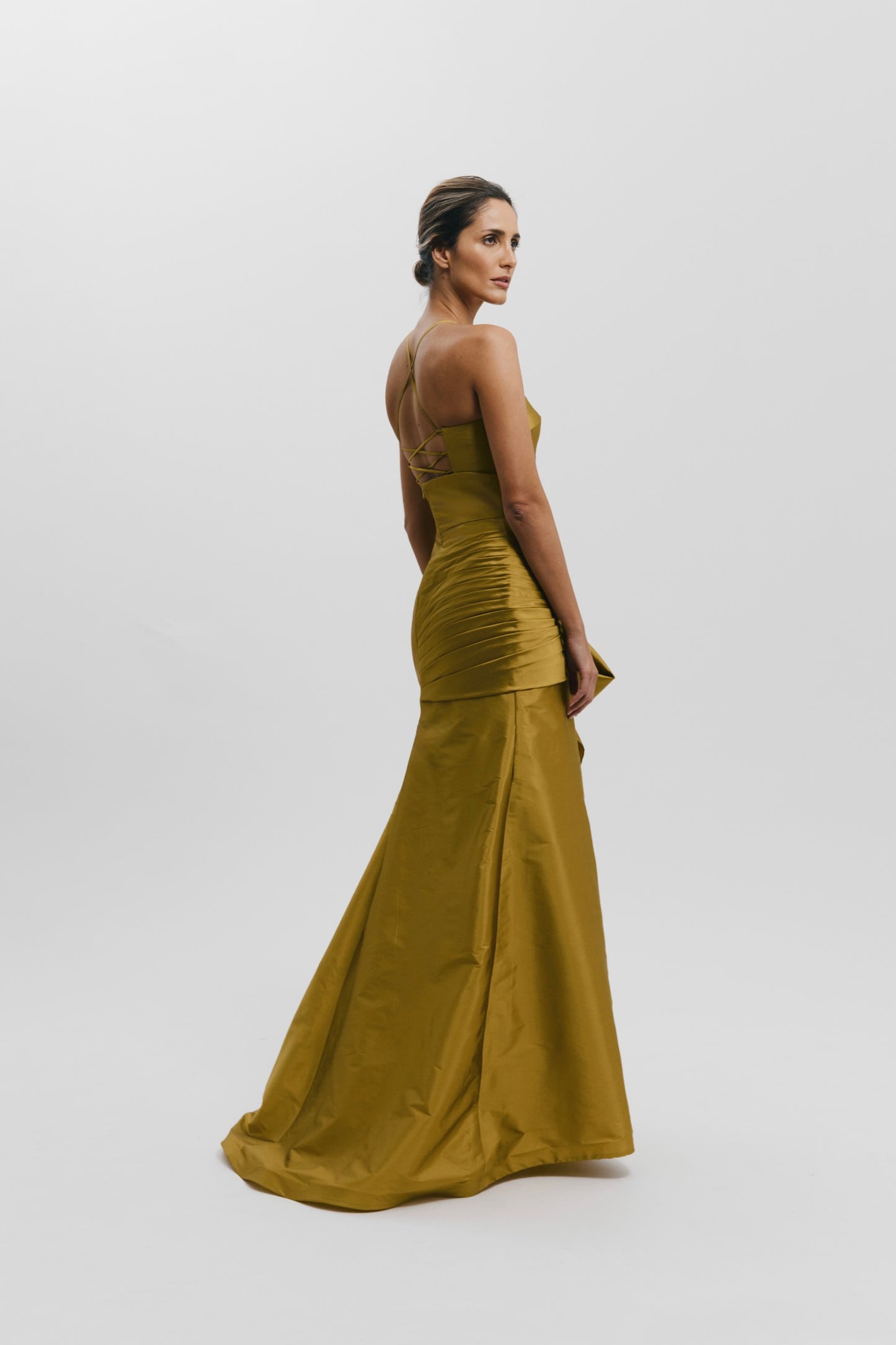 Vestido de 2 piezas con maxi lazo
