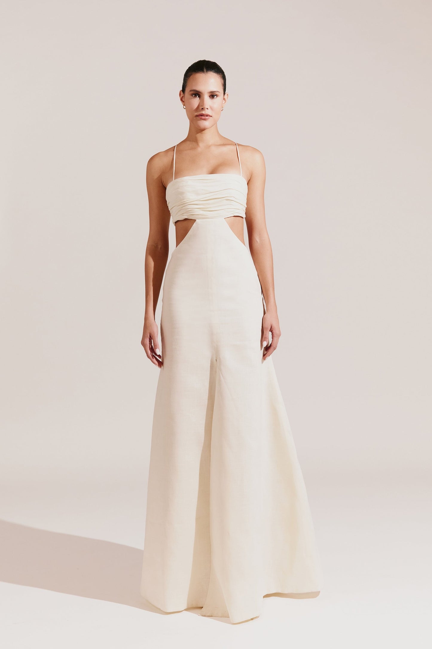 Vestido cintura cut-out Bridal