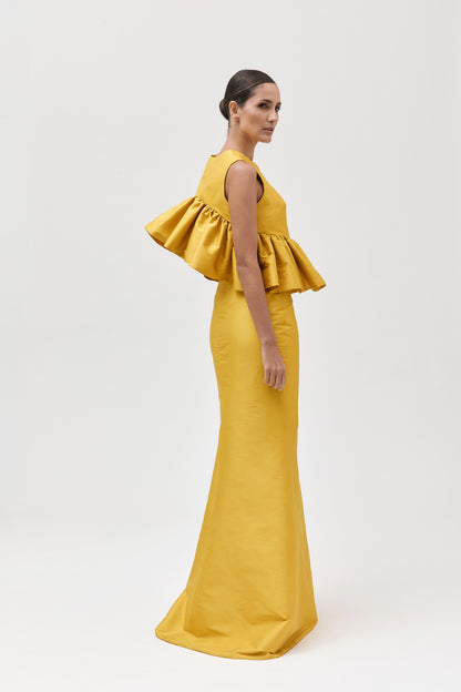 Chaleco peplum