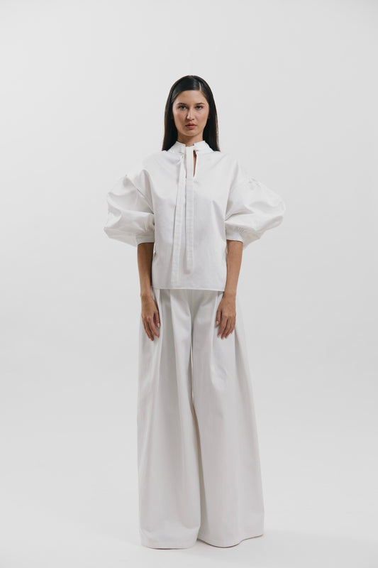 Blusa de maxi mangas