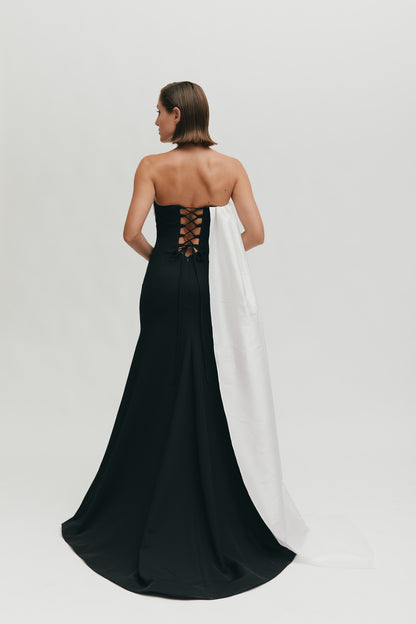 Vestido columna