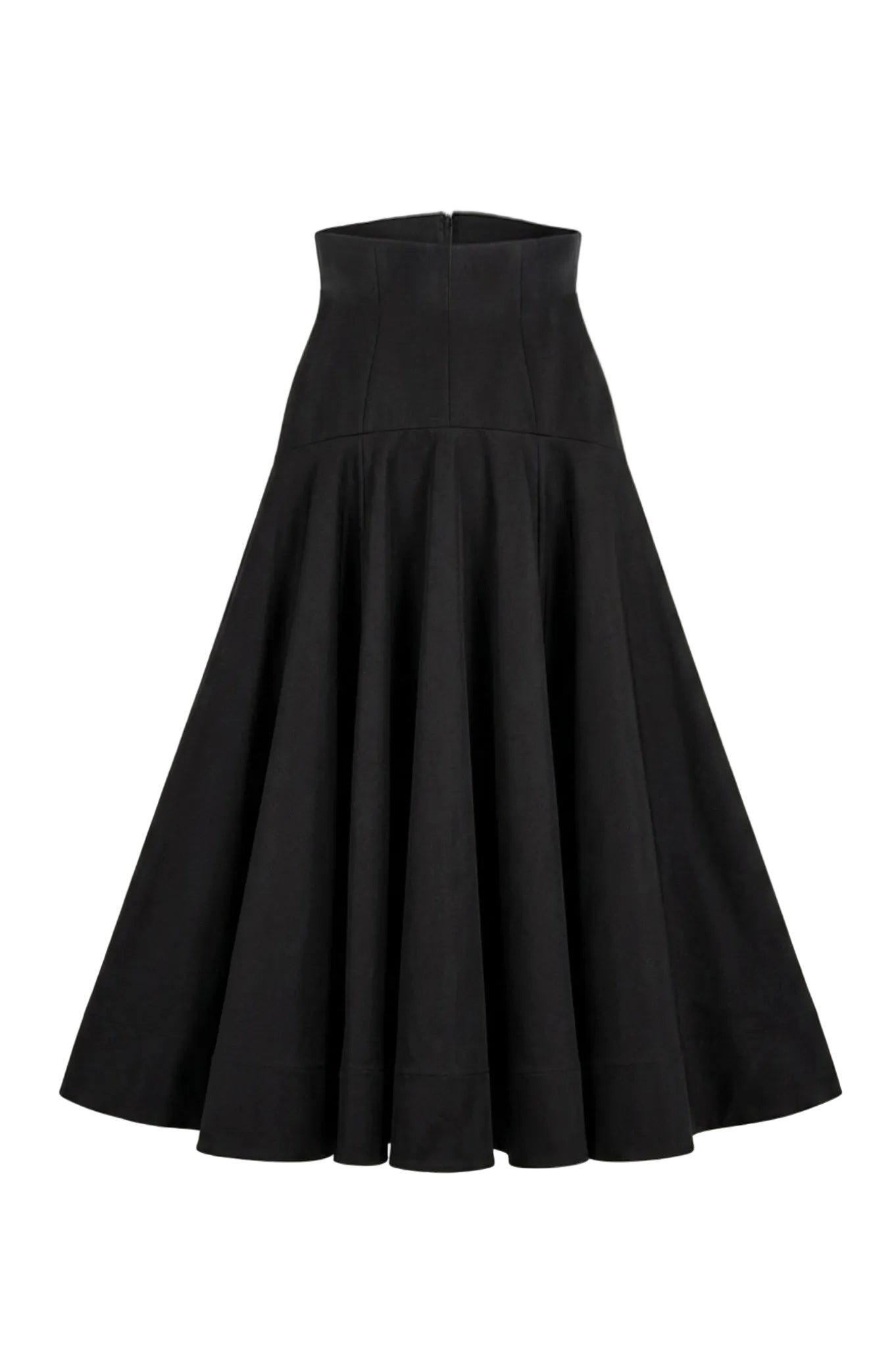 Falda campana midi