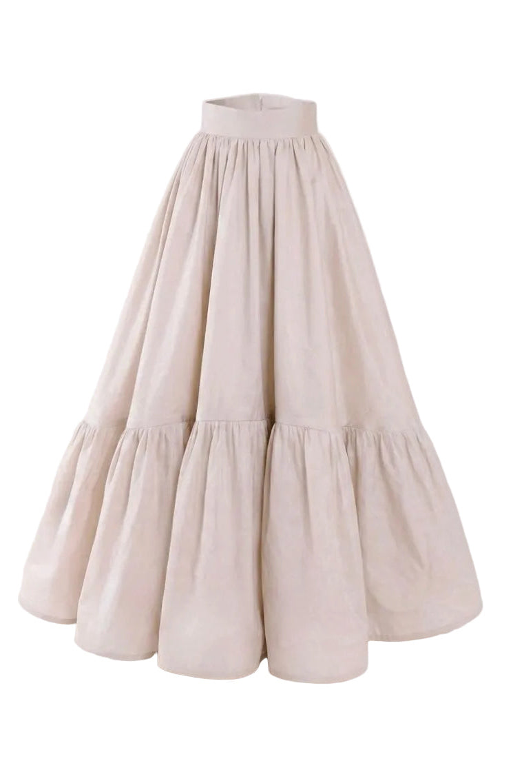 Falda peplum asimétrica