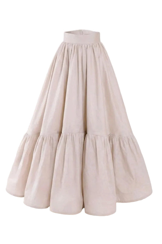 Falda peplum asimétrica