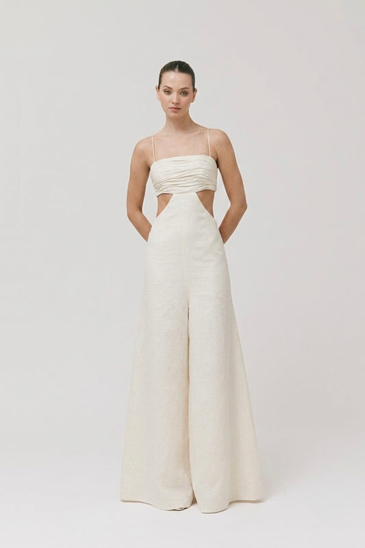 Vestido cintura cut-out Bridal