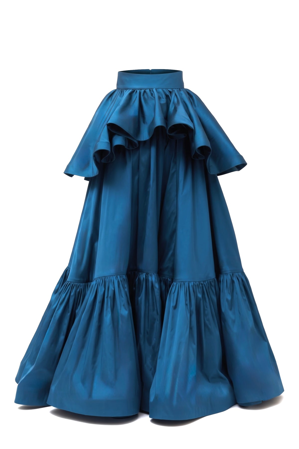 Maxifalda peplum